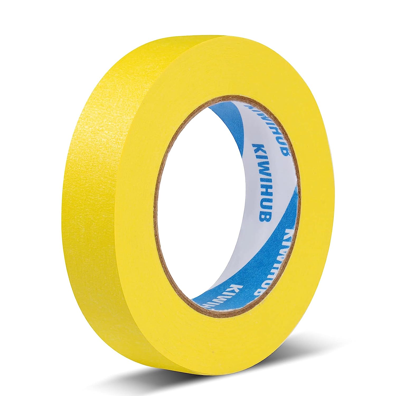 230816082253599_1 KIWIHUB Yellow Painter's Tape,1 inch x 60 Yards - Medium Adhesive Masking Tape for Painting,Labeling,DIY Crafting,Decoration and Medium Adhesive Masking Tape for Painting,Labeling,Automotive Refinish - Image 1